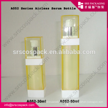 China Wholesale Vazio Cosmetic Containers Square Garrafa 30ml 50ml Airless única bomba de garrafa